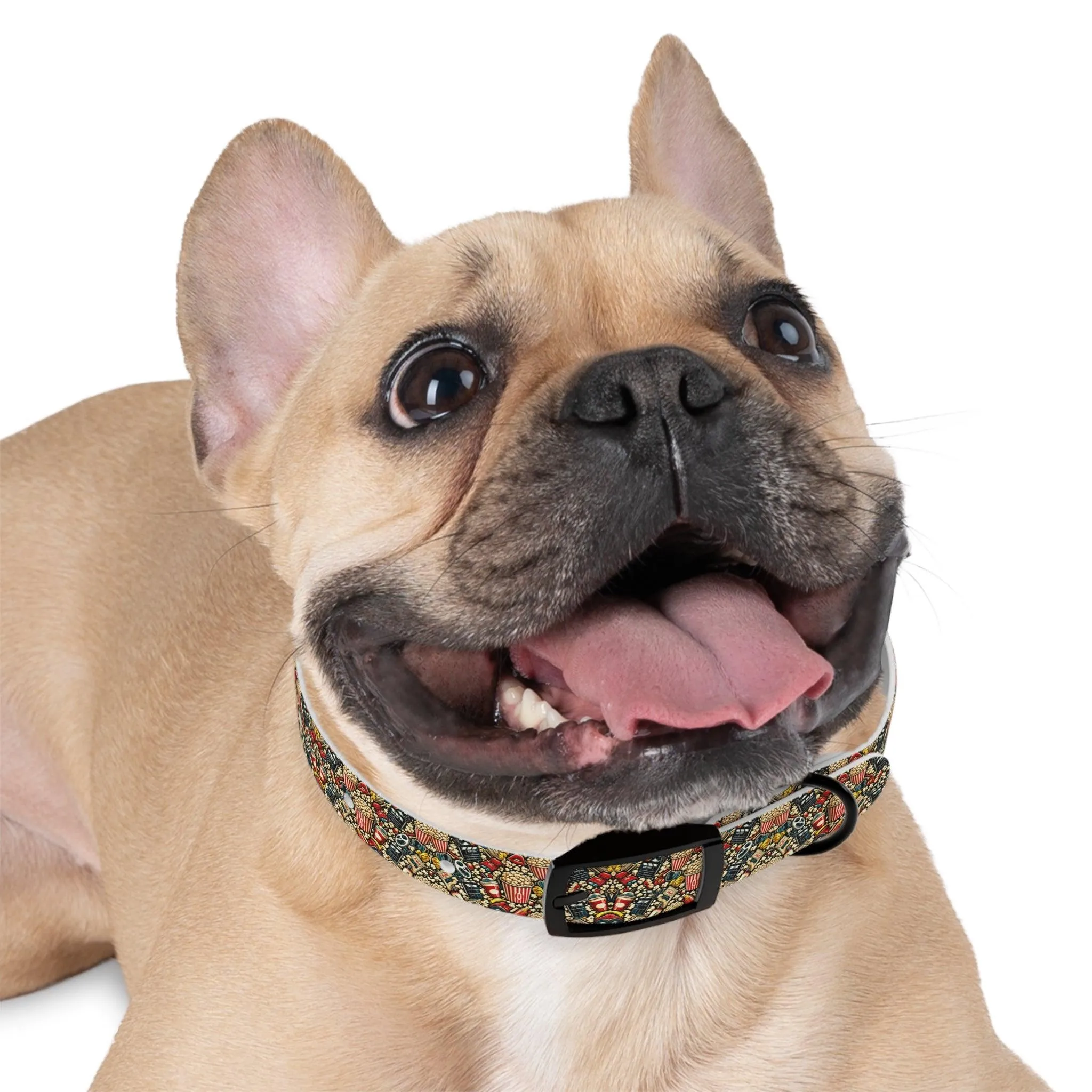 Popcorn and Showtime Dog Collar