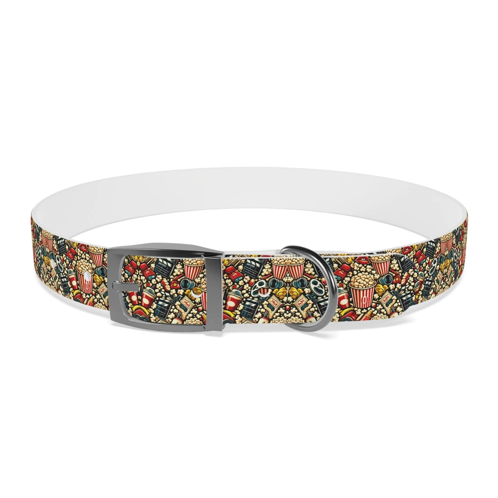 Popcorn and Showtime Dog Collar