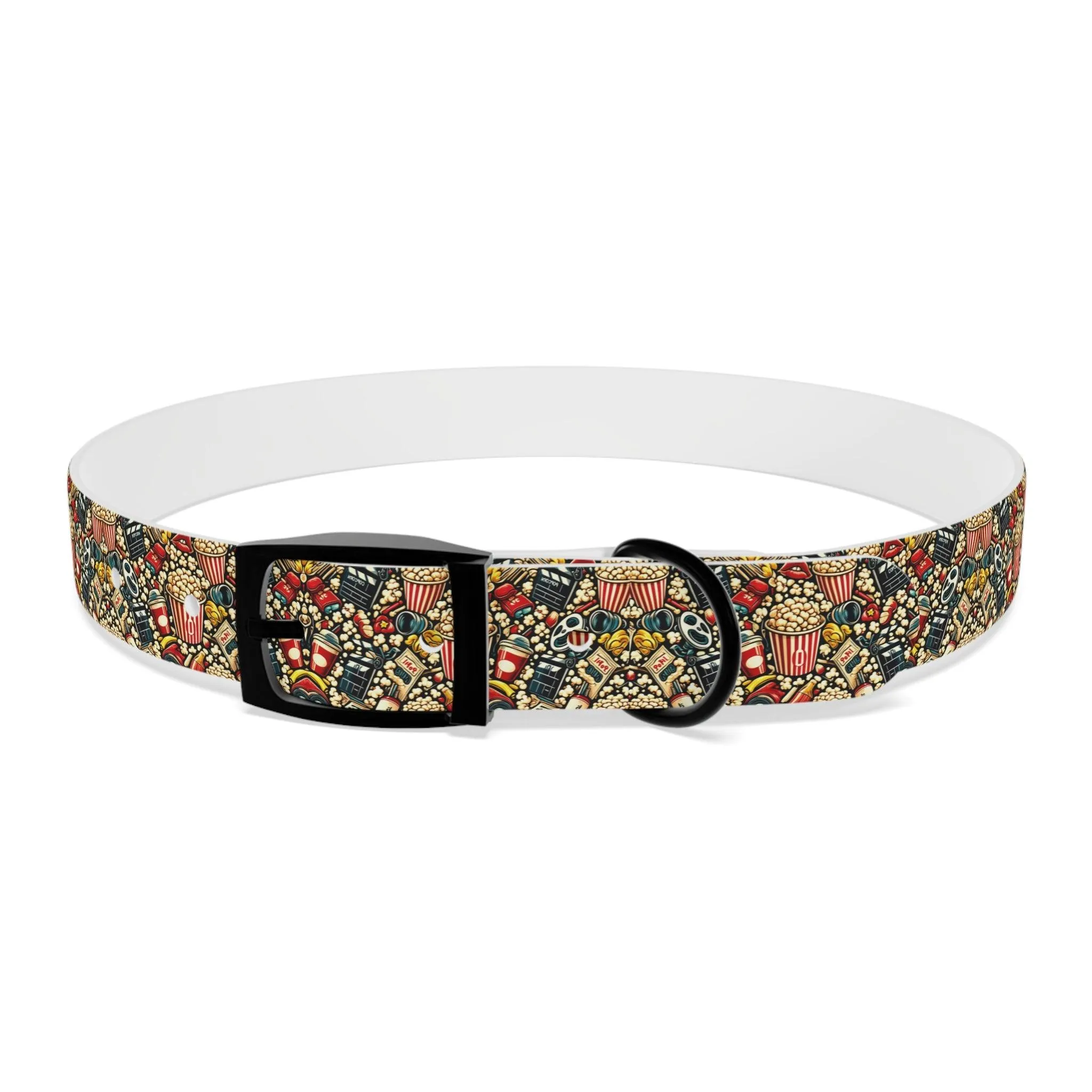 Popcorn and Showtime Dog Collar