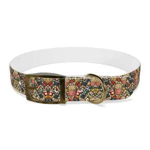 Popcorn and Showtime Dog Collar