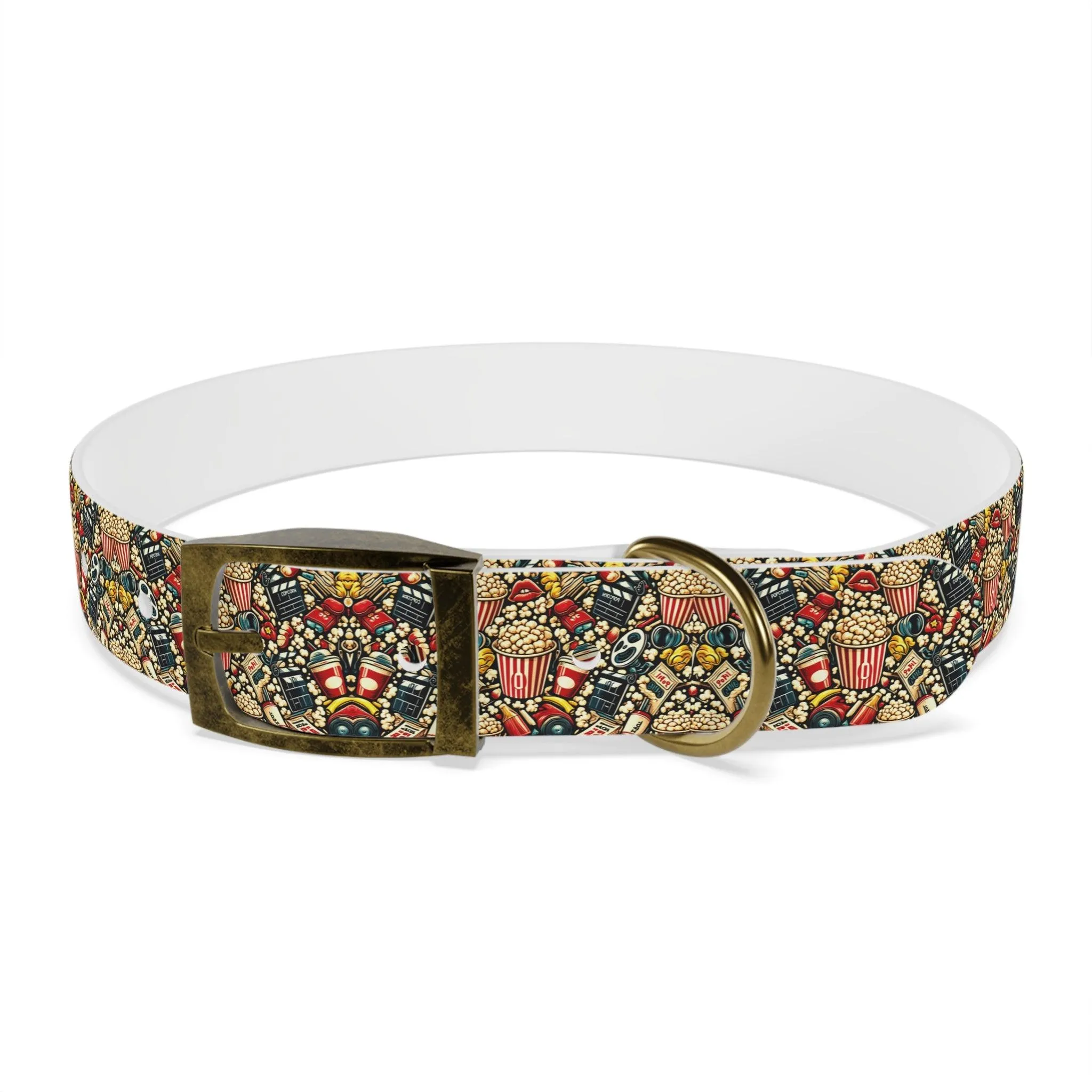 Popcorn and Showtime Dog Collar