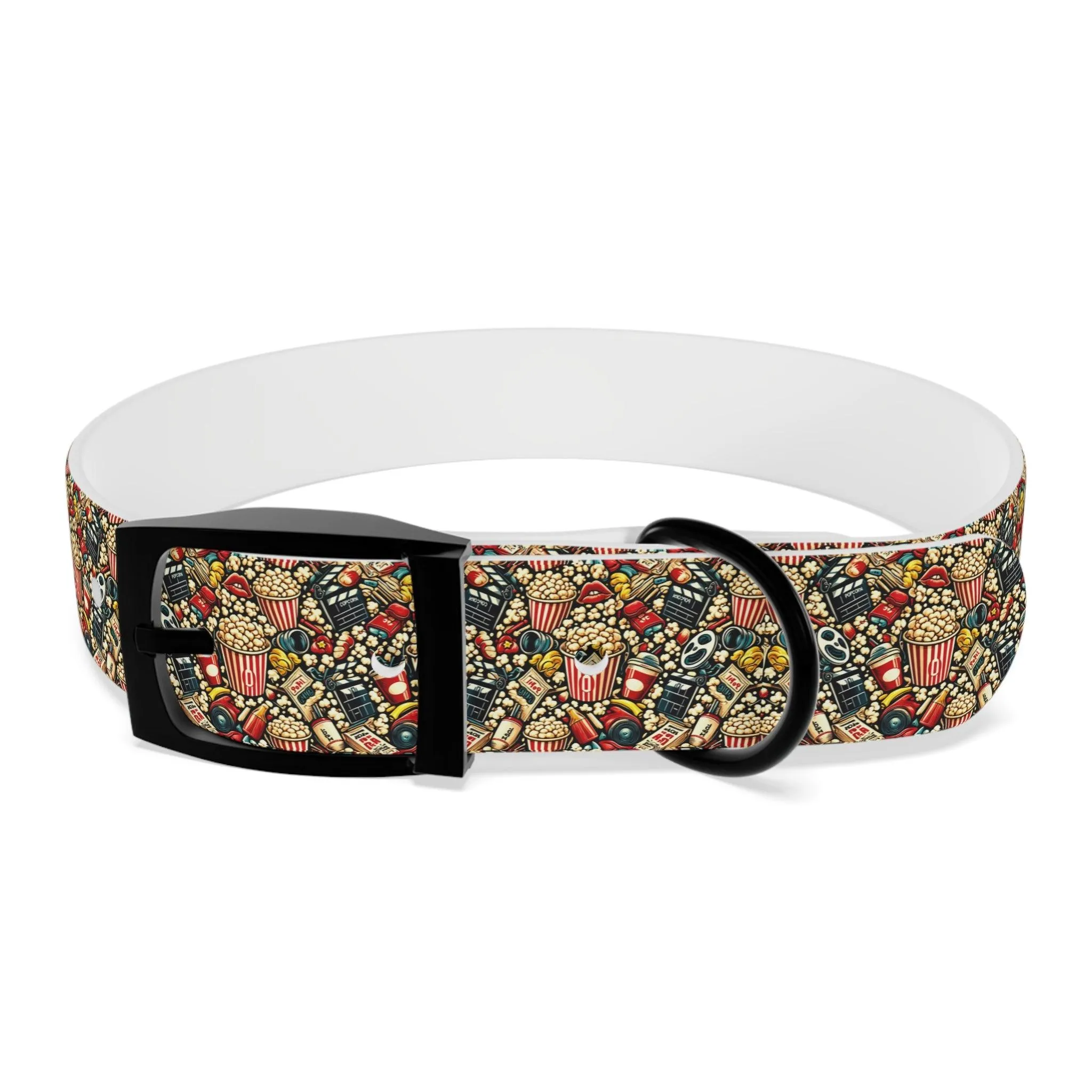 Popcorn and Showtime Dog Collar