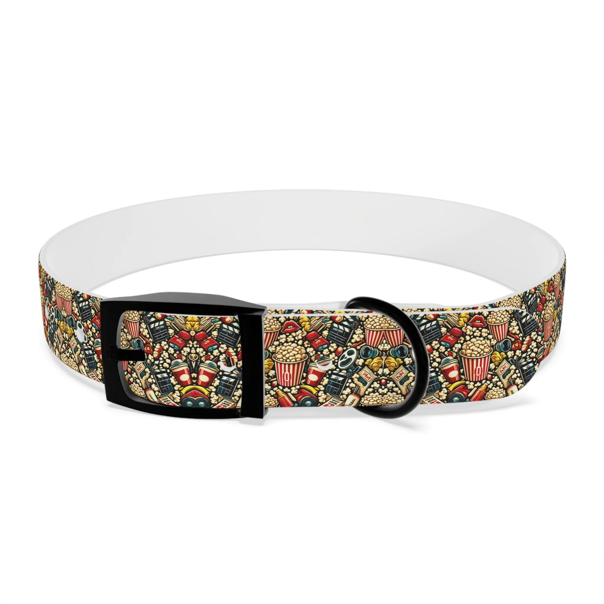 Popcorn and Showtime Dog Collar