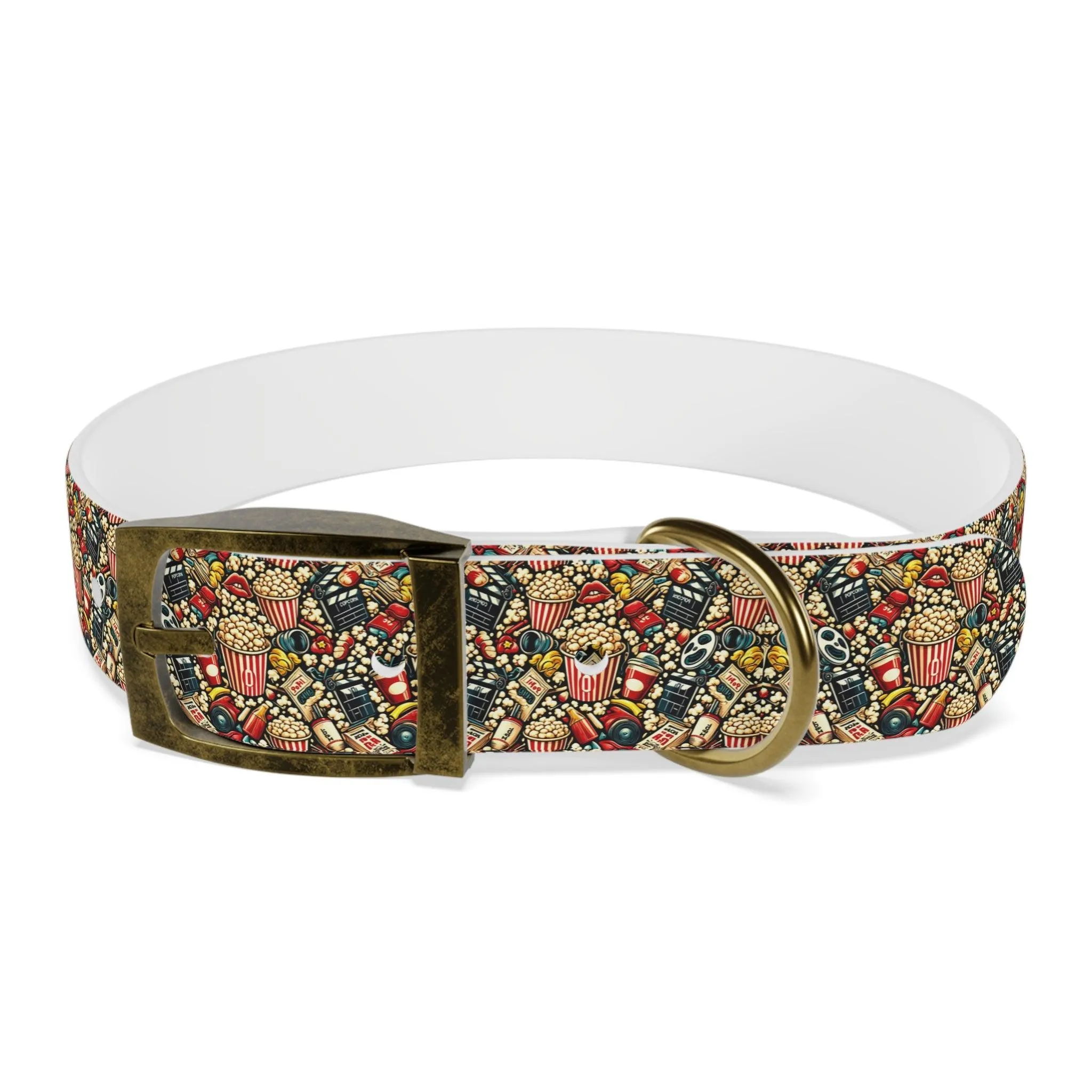 Popcorn and Showtime Dog Collar