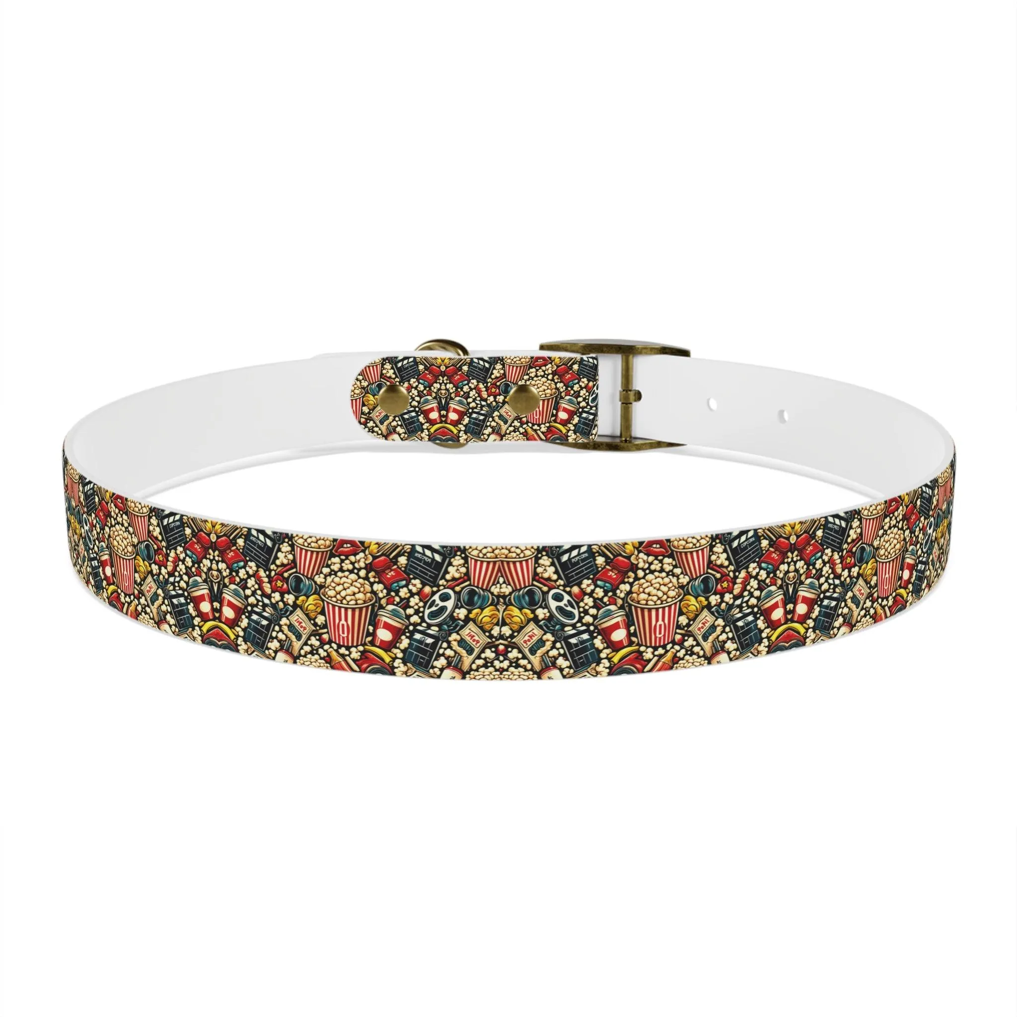 Popcorn and Showtime Dog Collar