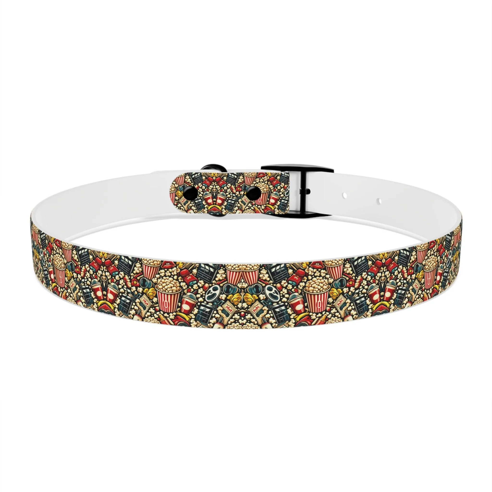 Popcorn and Showtime Dog Collar