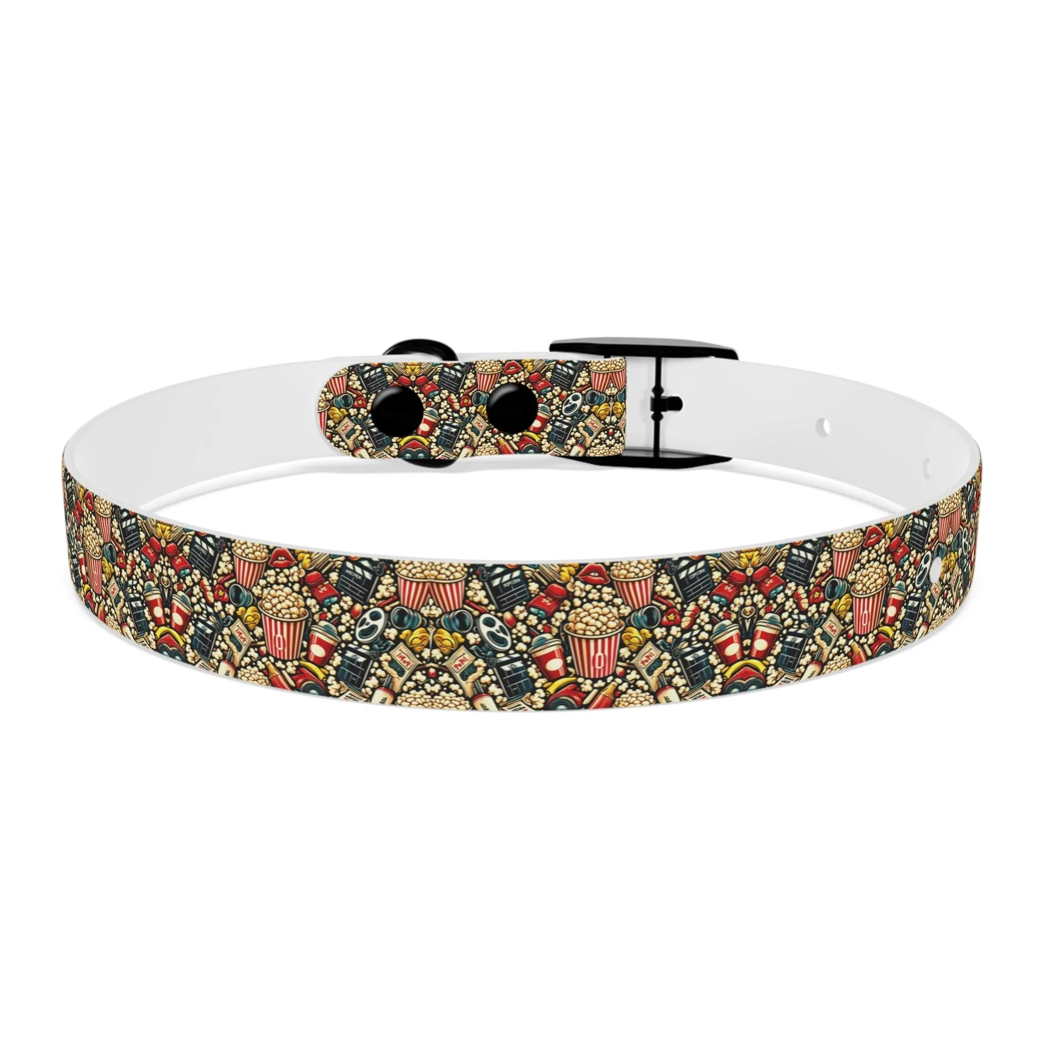 Popcorn and Showtime Dog Collar