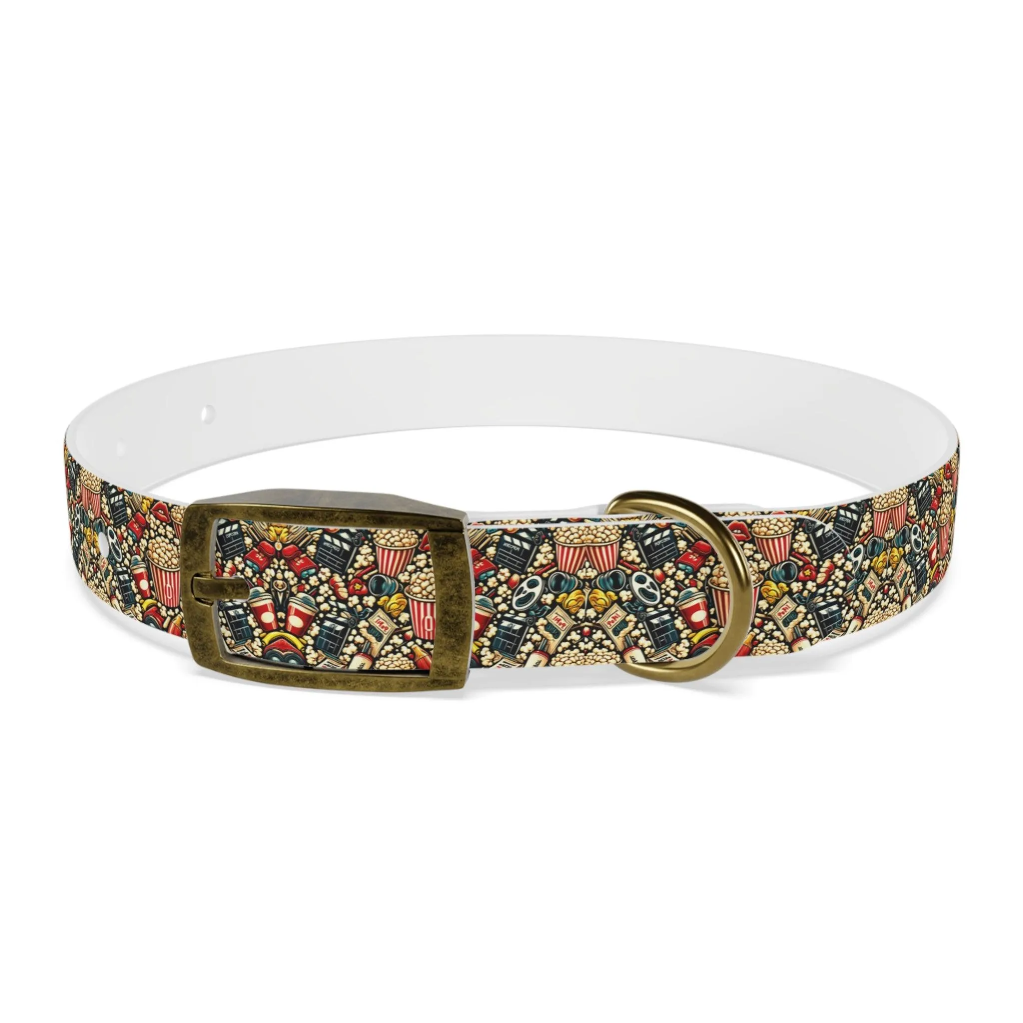 Popcorn and Showtime Dog Collar