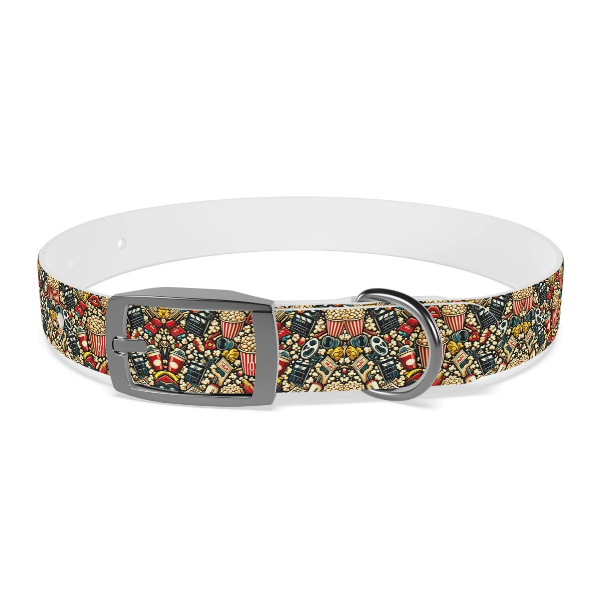 Popcorn and Showtime Dog Collar