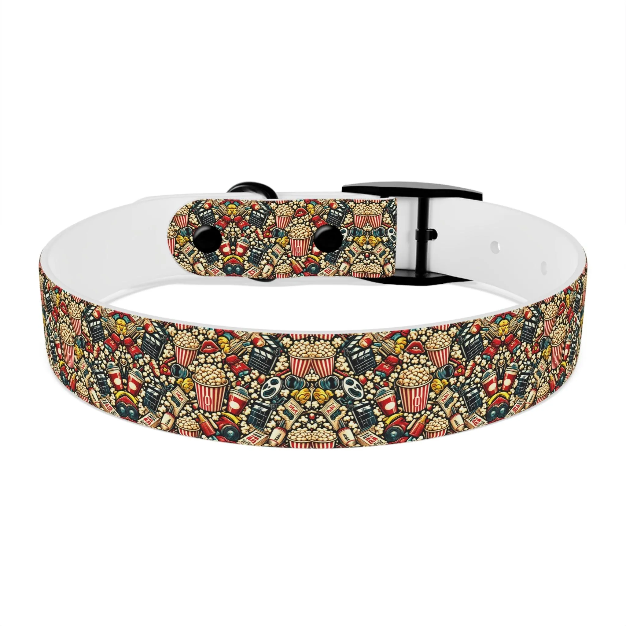 Popcorn and Showtime Dog Collar