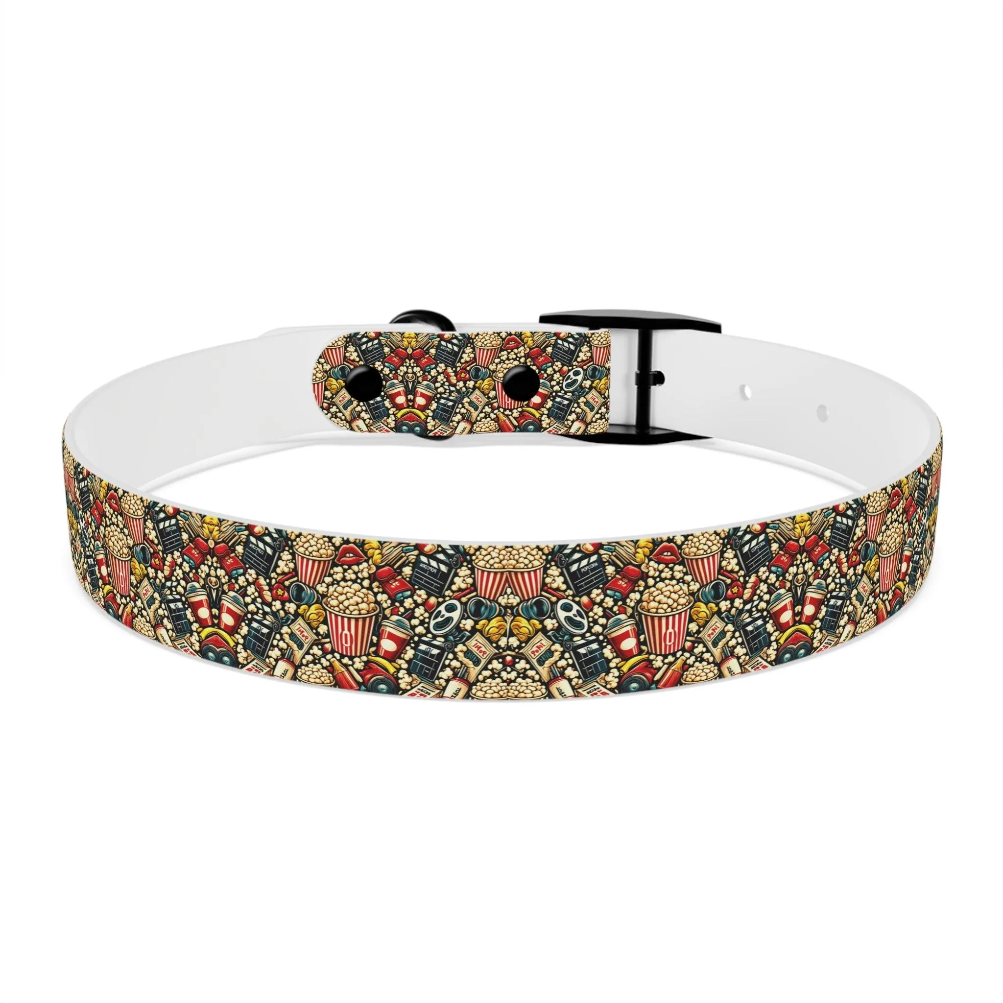 Popcorn and Showtime Dog Collar