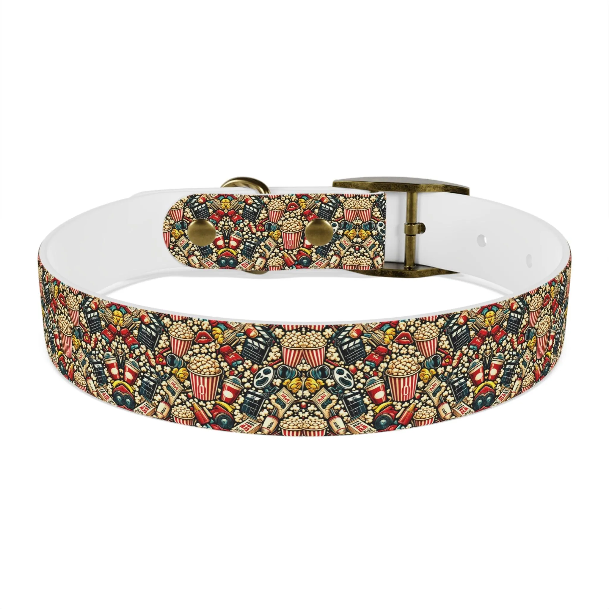 Popcorn and Showtime Dog Collar