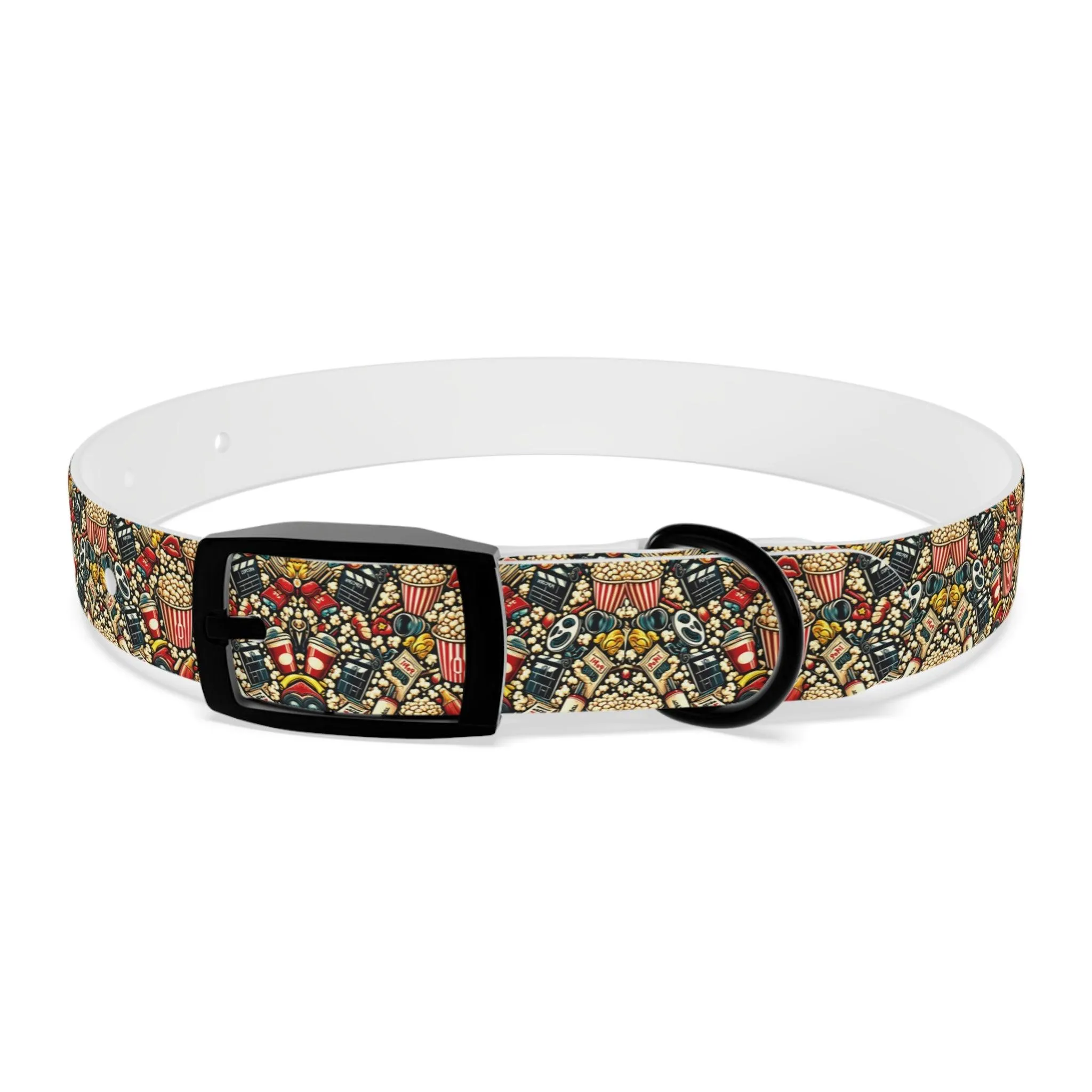 Popcorn and Showtime Dog Collar