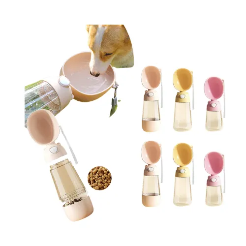 Portable Travel Pet Water & Food Dispenser