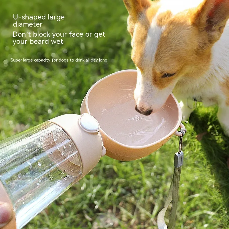 Portable Travel Pet Water & Food Dispenser