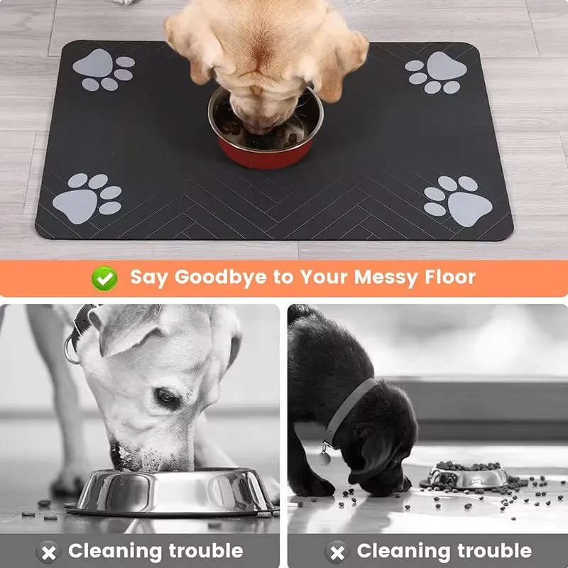 Premium Pet Feeding Mat - Non-Slip and Waterproof