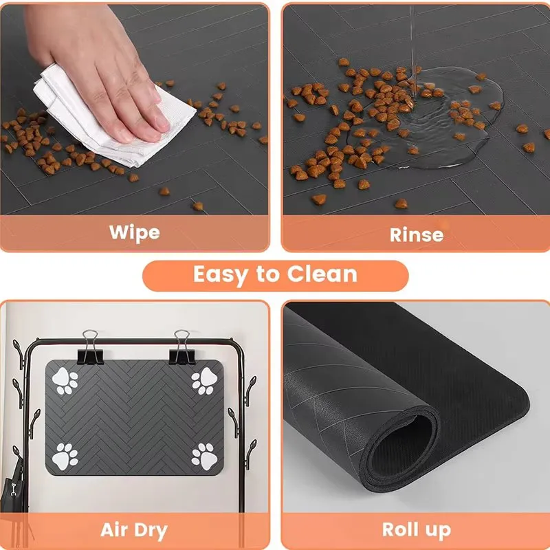 Premium Pet Feeding Mat - Non-Slip and Waterproof