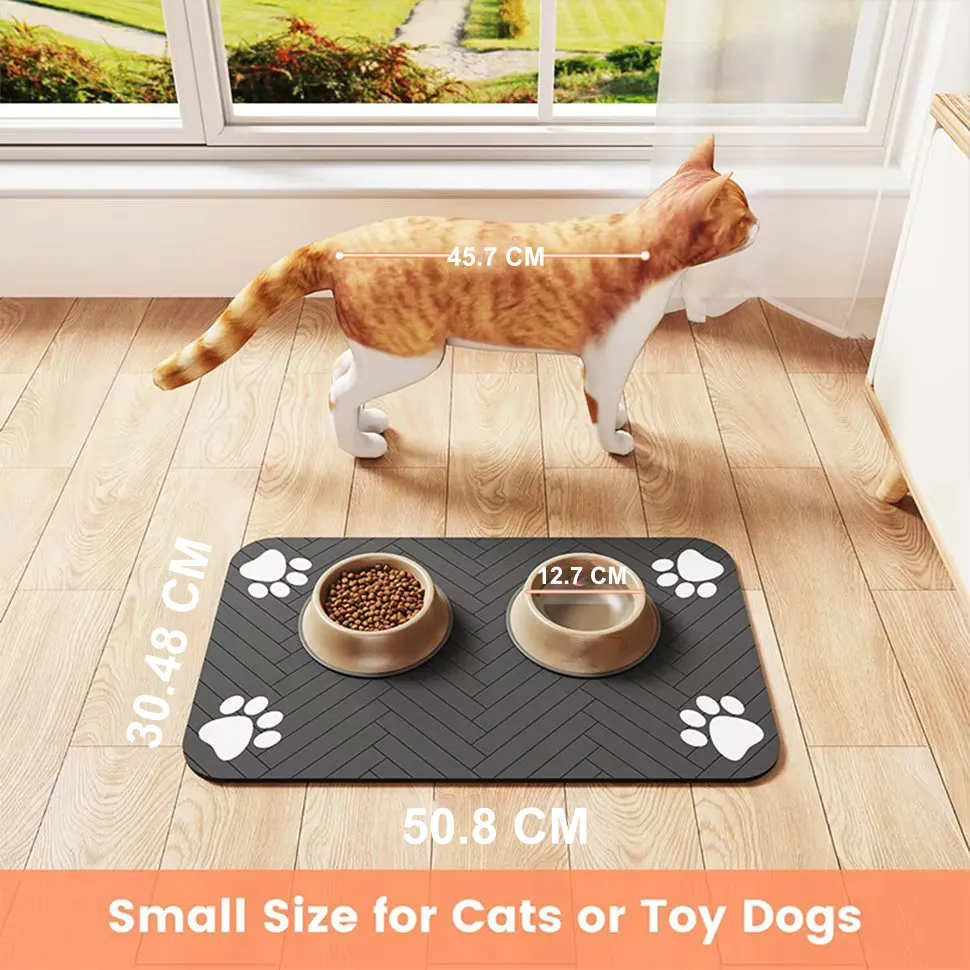 Premium Pet Feeding Mat - Non-Slip and Waterproof
