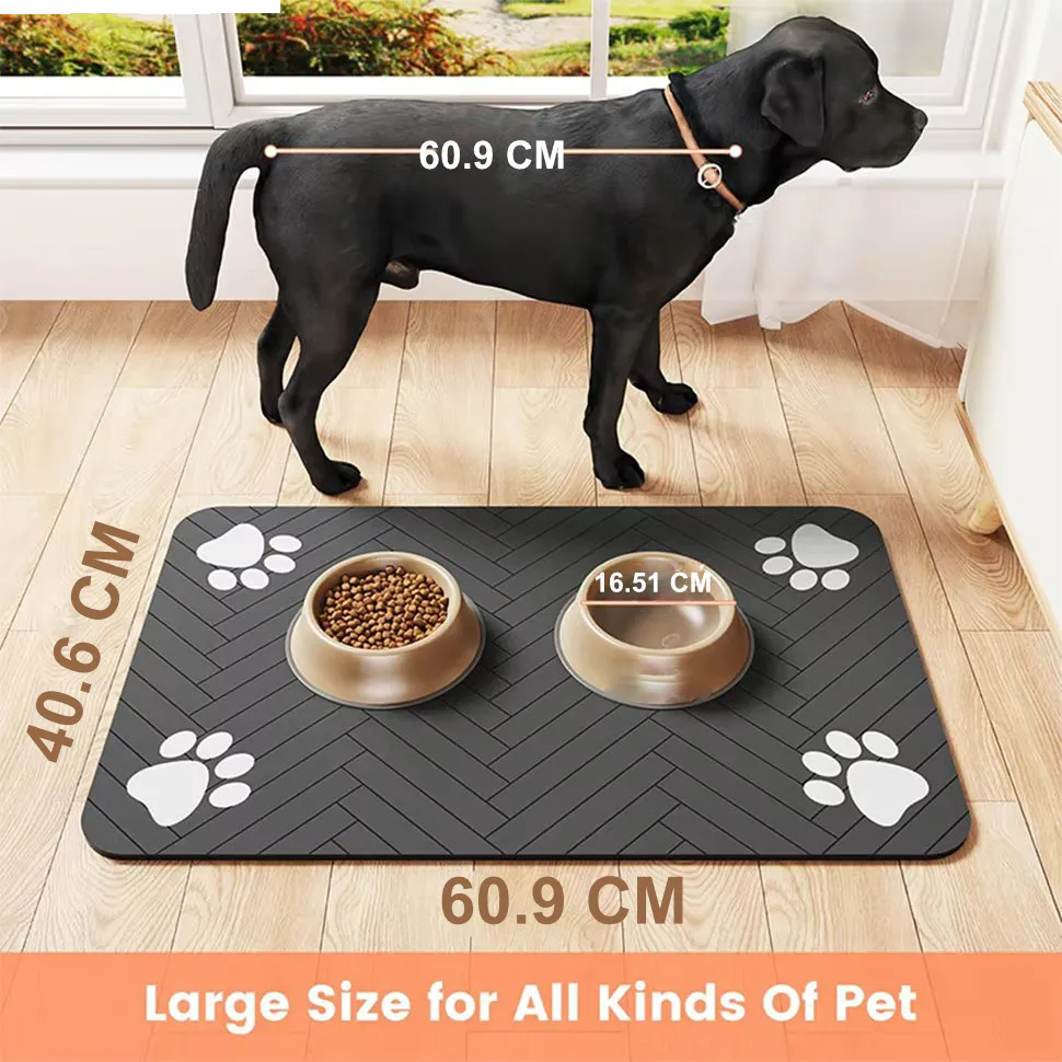 Premium Pet Feeding Mat - Non-Slip and Waterproof