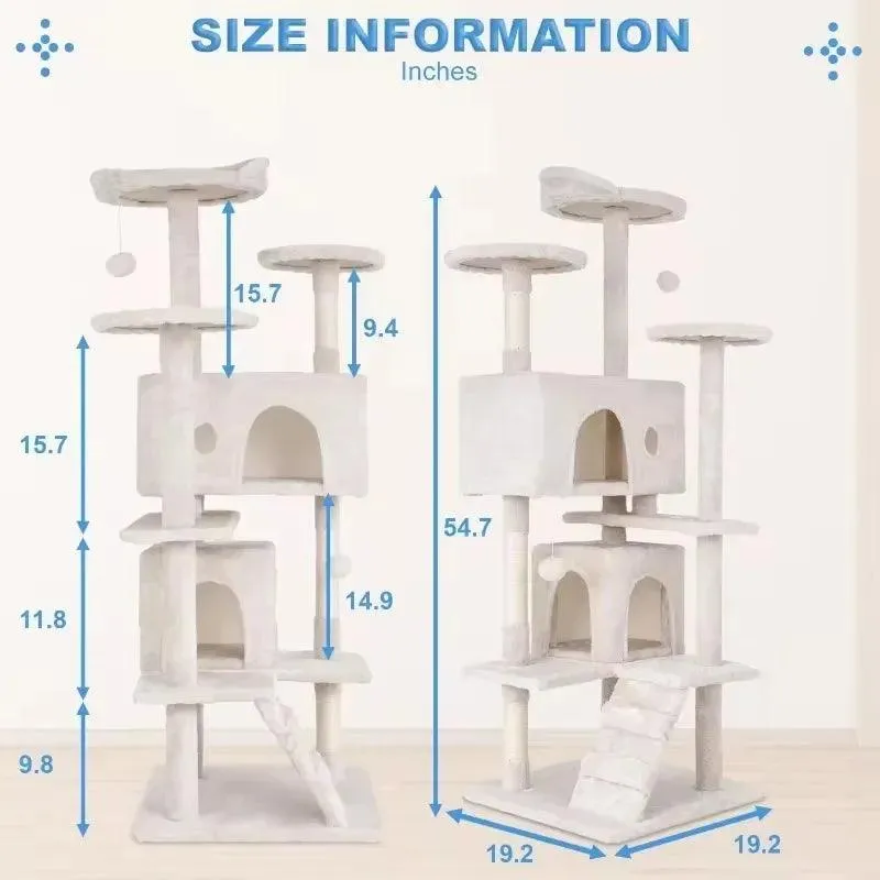 "54" Cat Tree