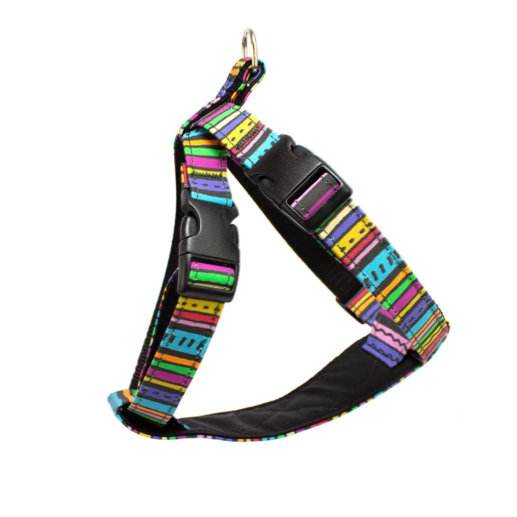 Rainbow Stripe Dog Harness