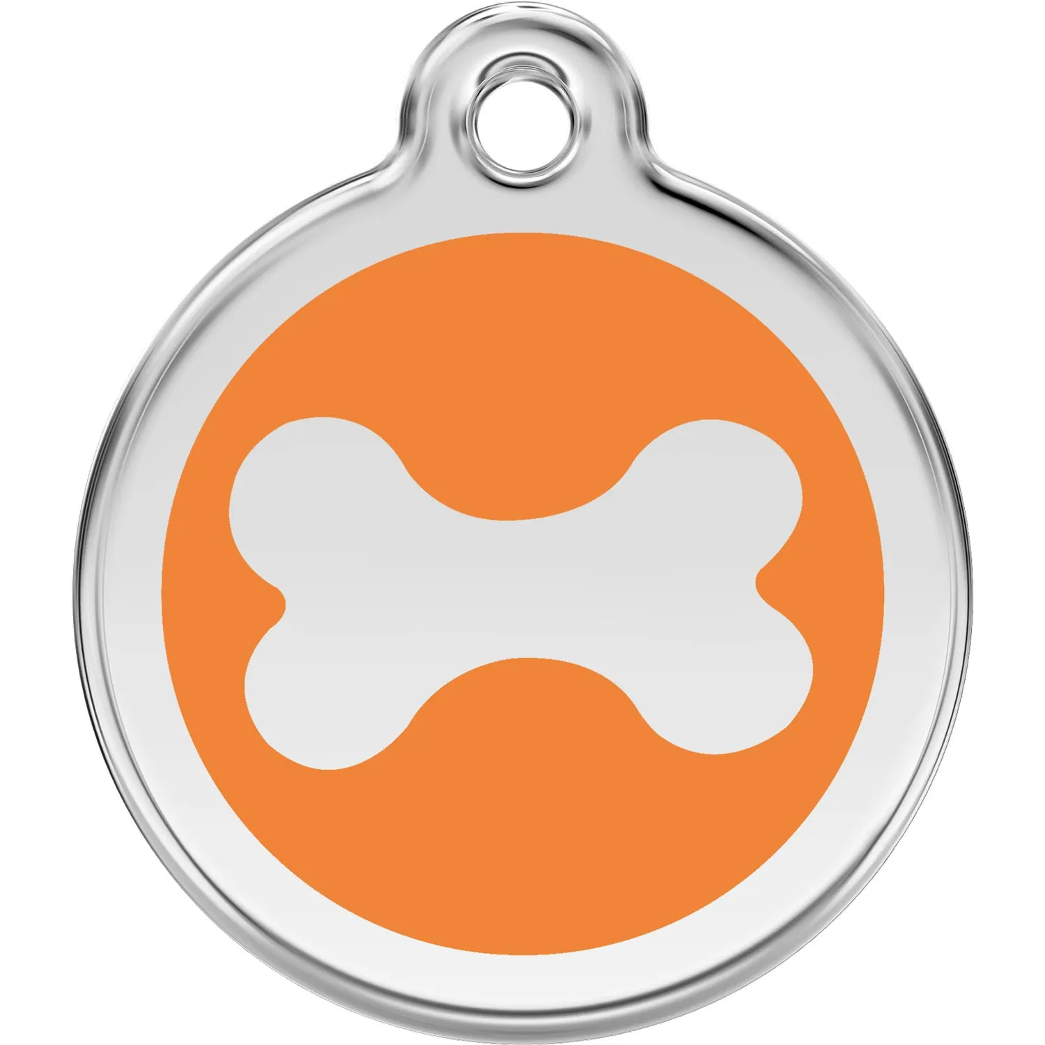 Red Dingo Bone Pet ID Dog Tags