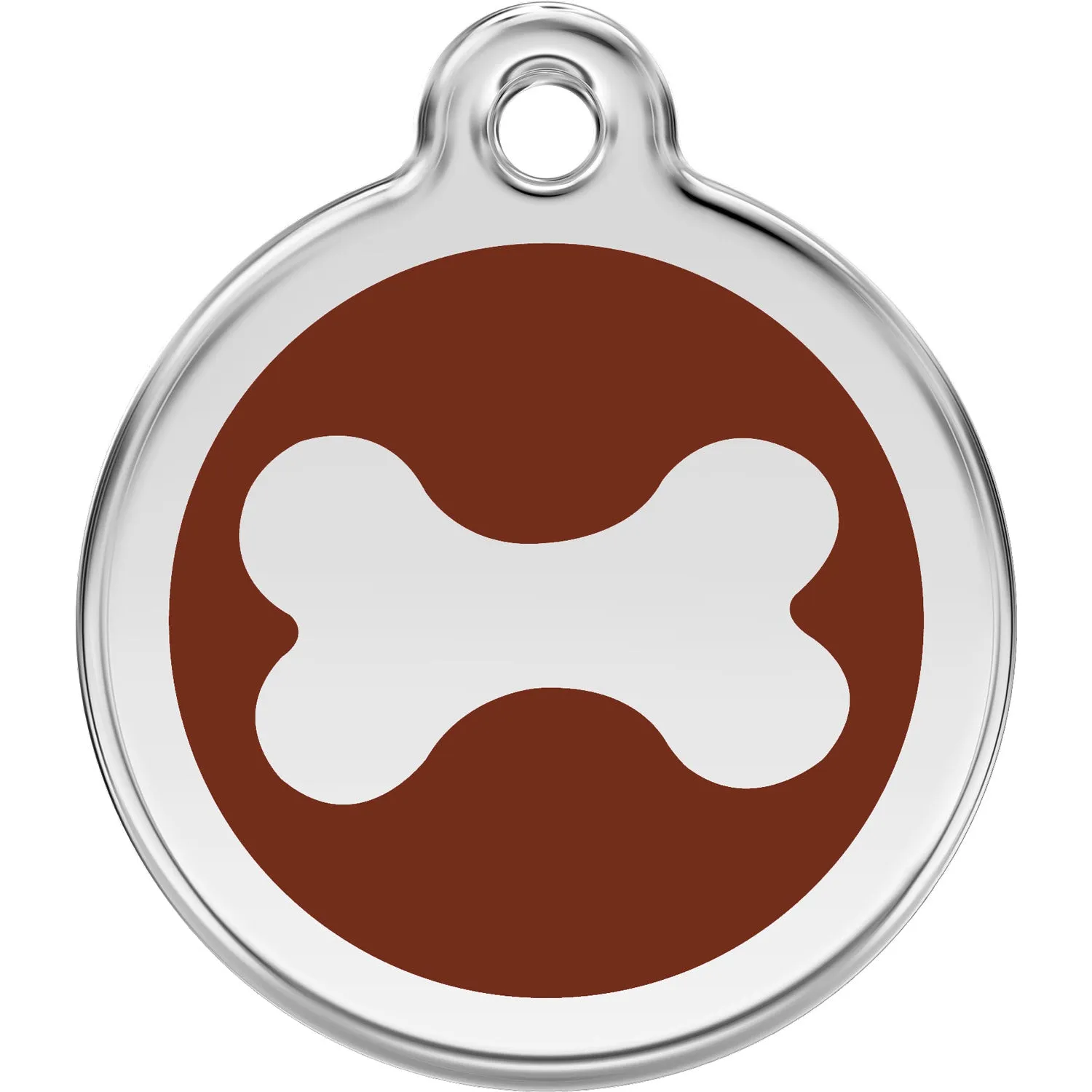 Red Dingo Bone Pet ID Dog Tags