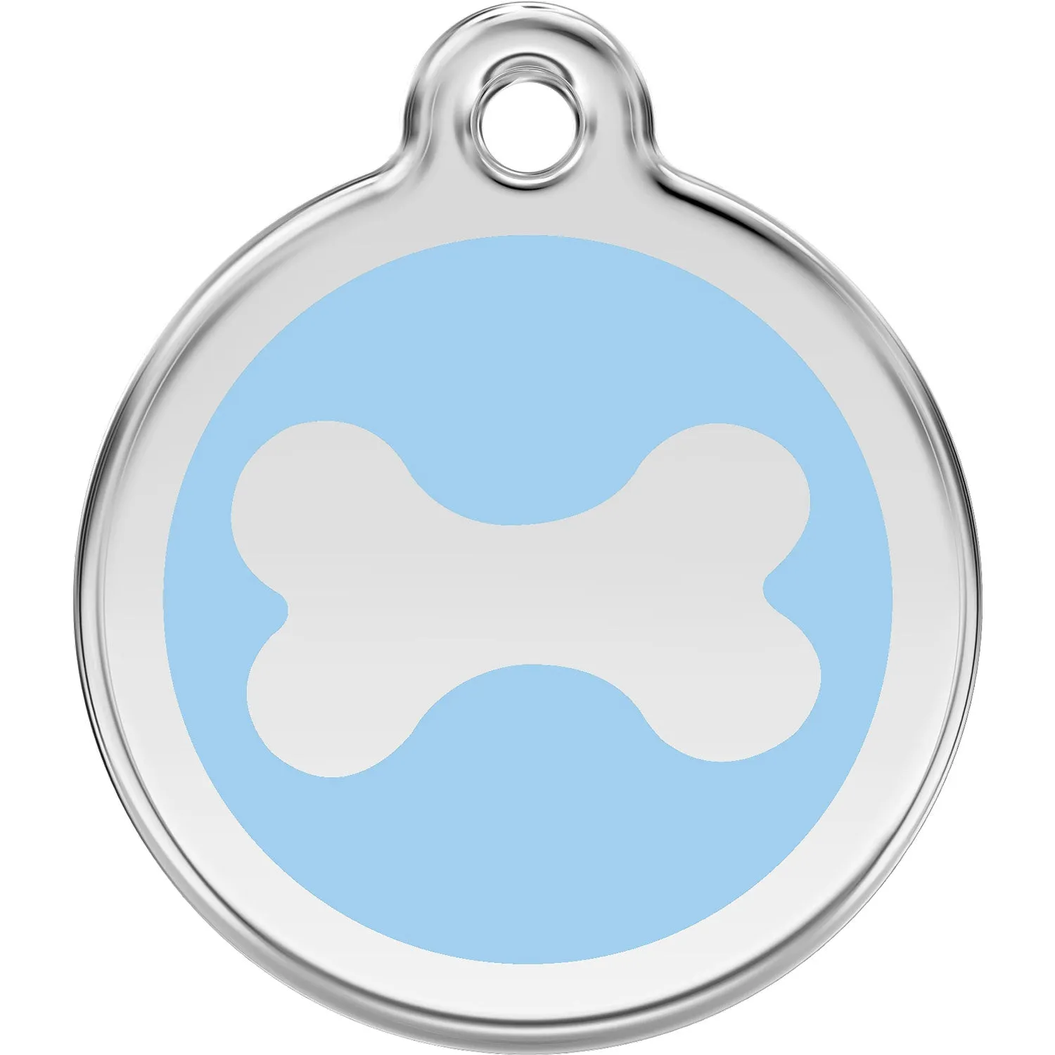 Red Dingo Bone Pet ID Dog Tags