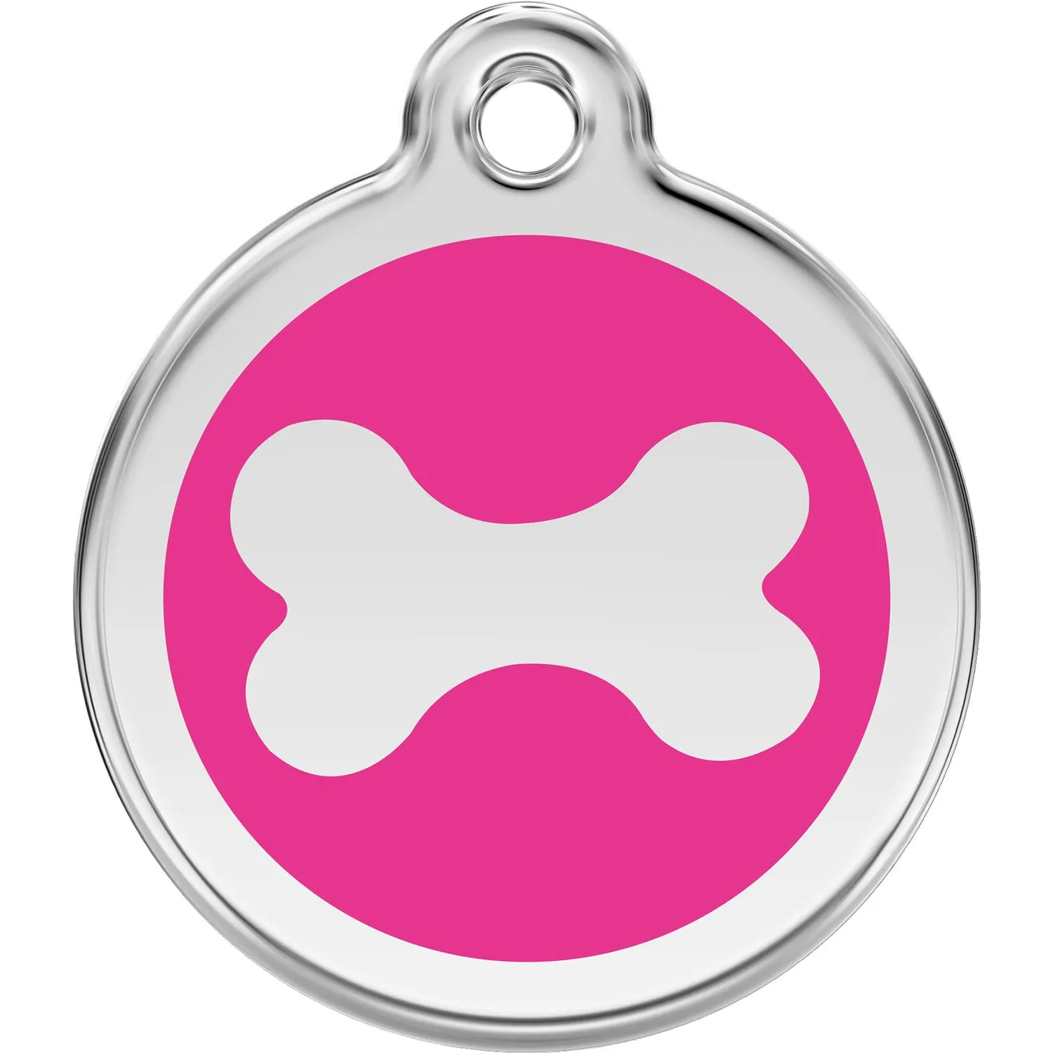 Red Dingo Bone Pet ID Dog Tags