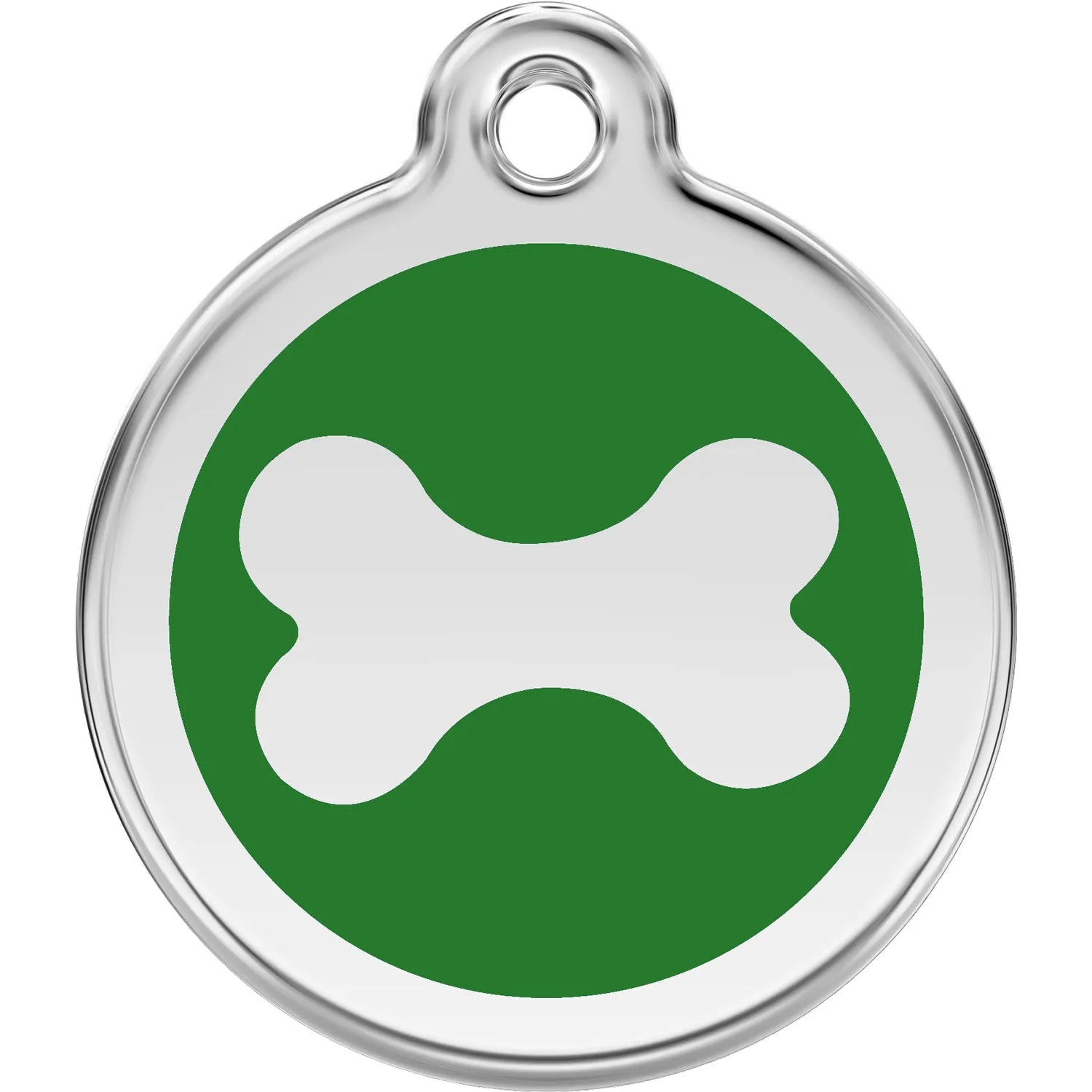 Red Dingo Bone Pet ID Dog Tags