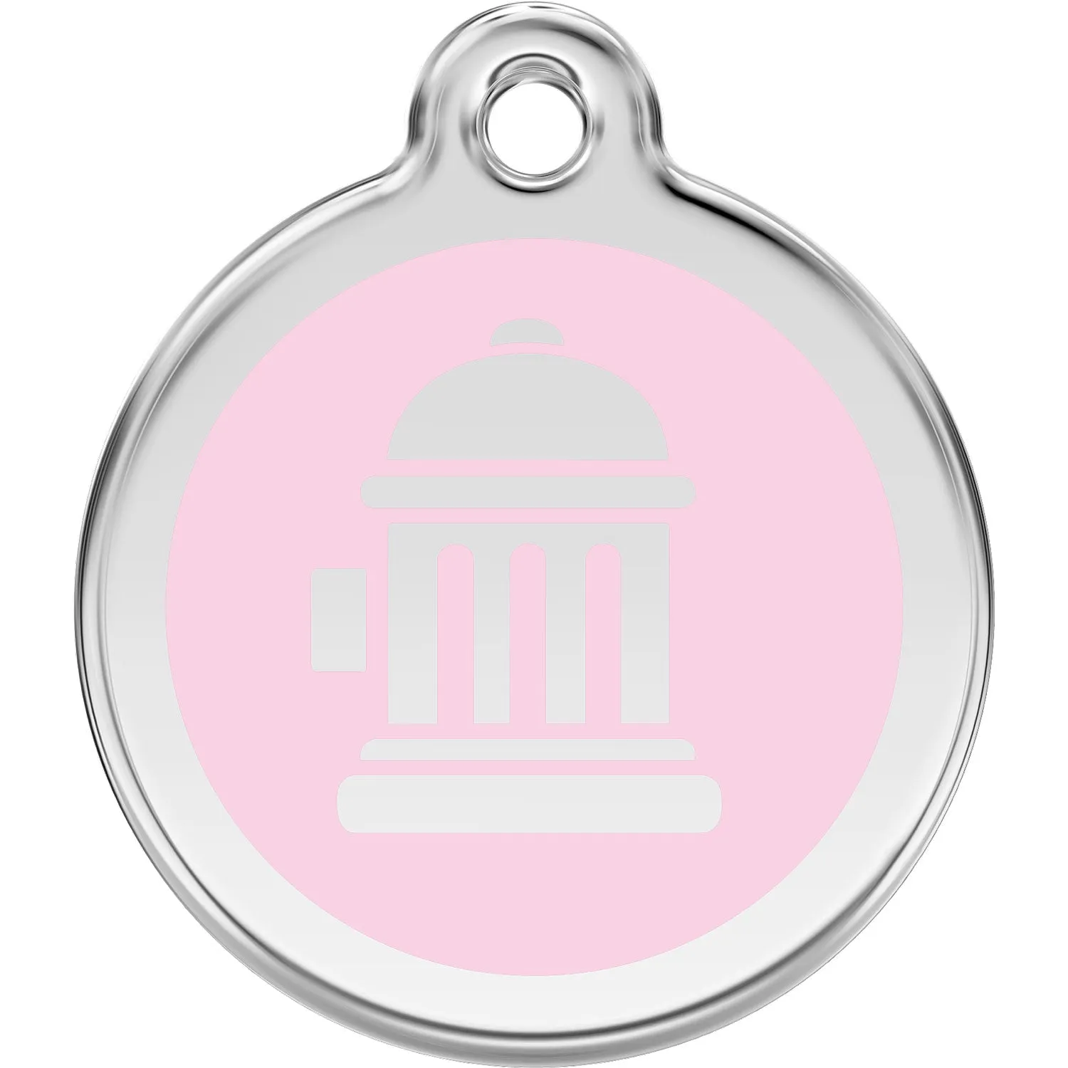 Red Dingo Fire Hydrant Pet ID Dog Tags