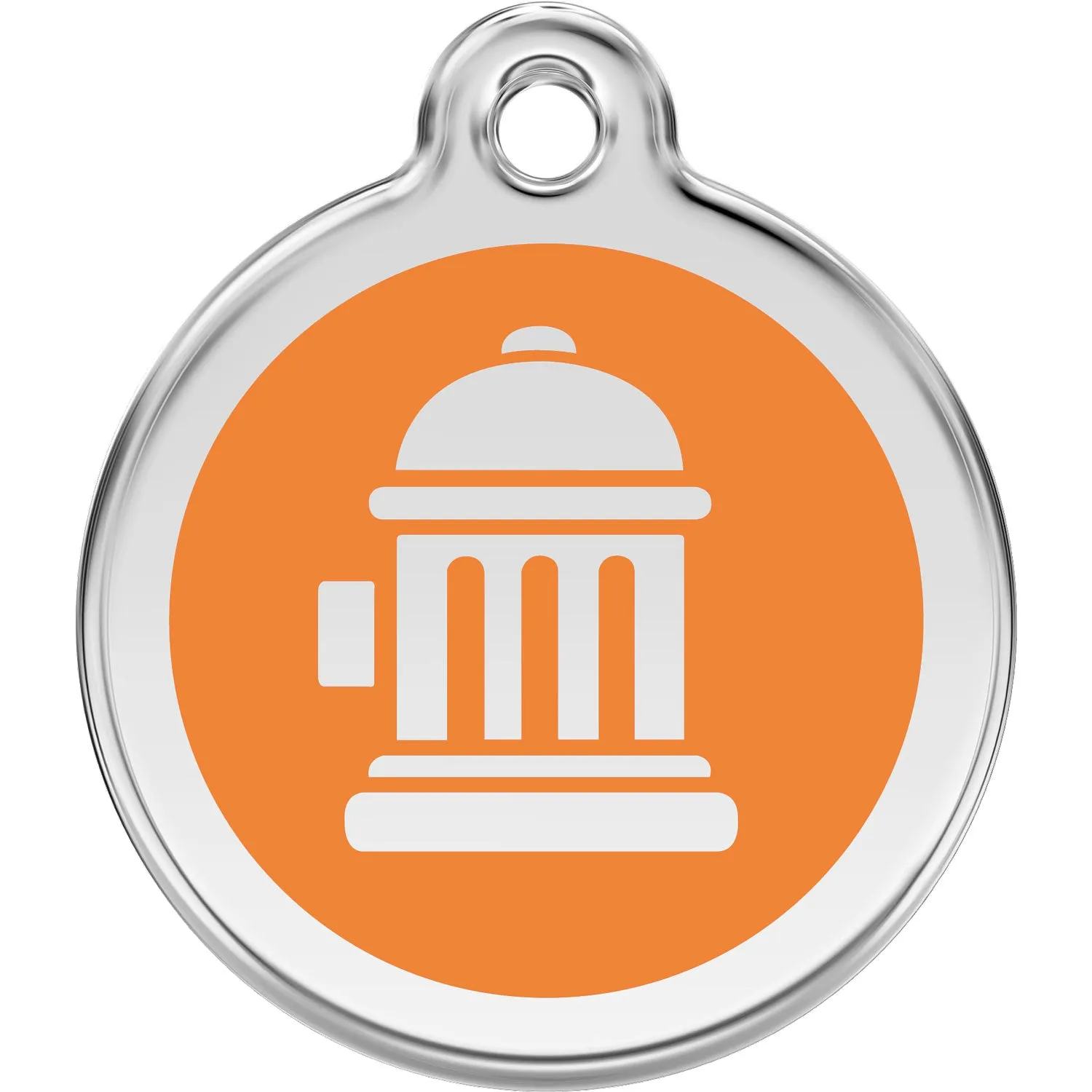 Red Dingo Fire Hydrant Pet ID Dog Tags