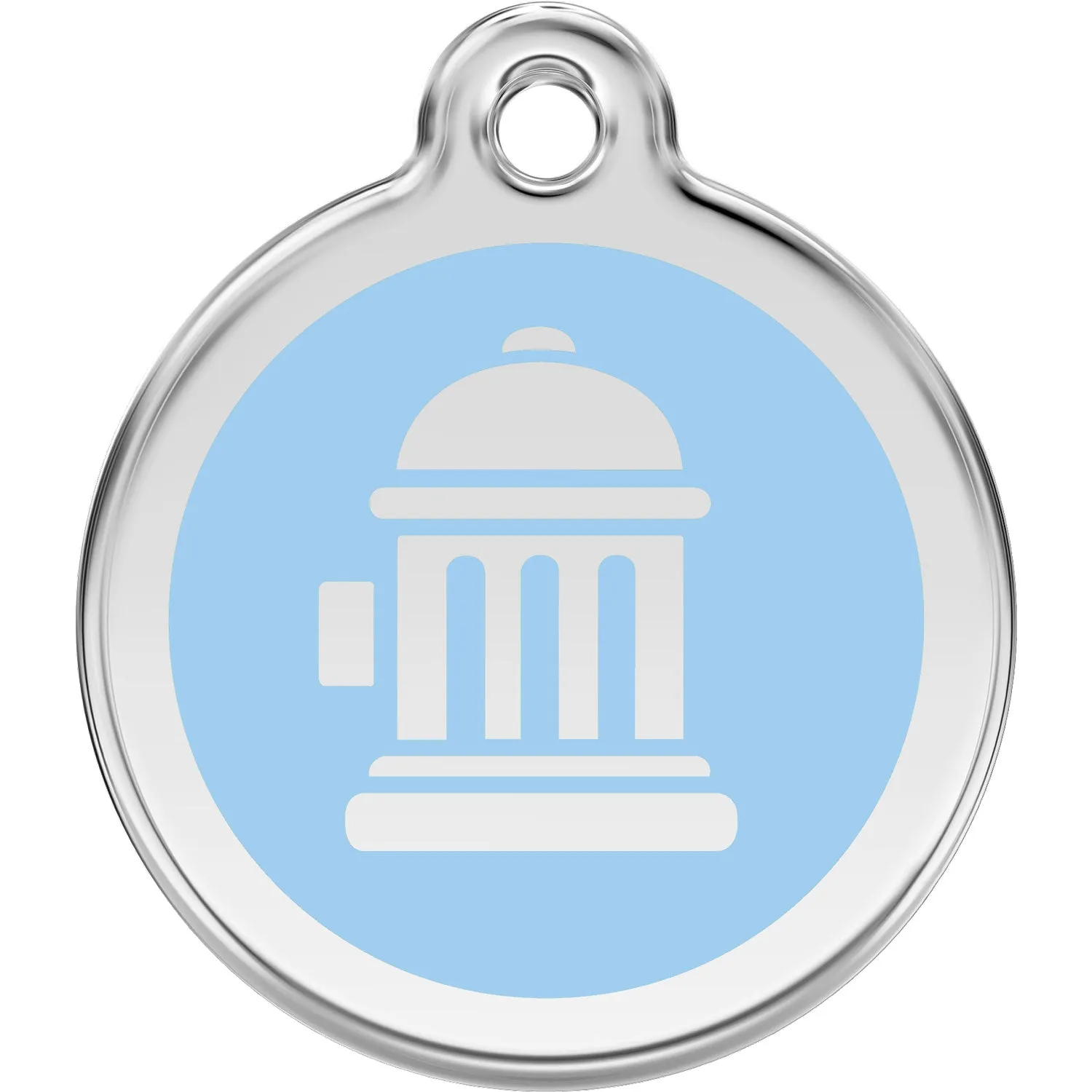 Red Dingo Fire Hydrant Pet ID Dog Tags