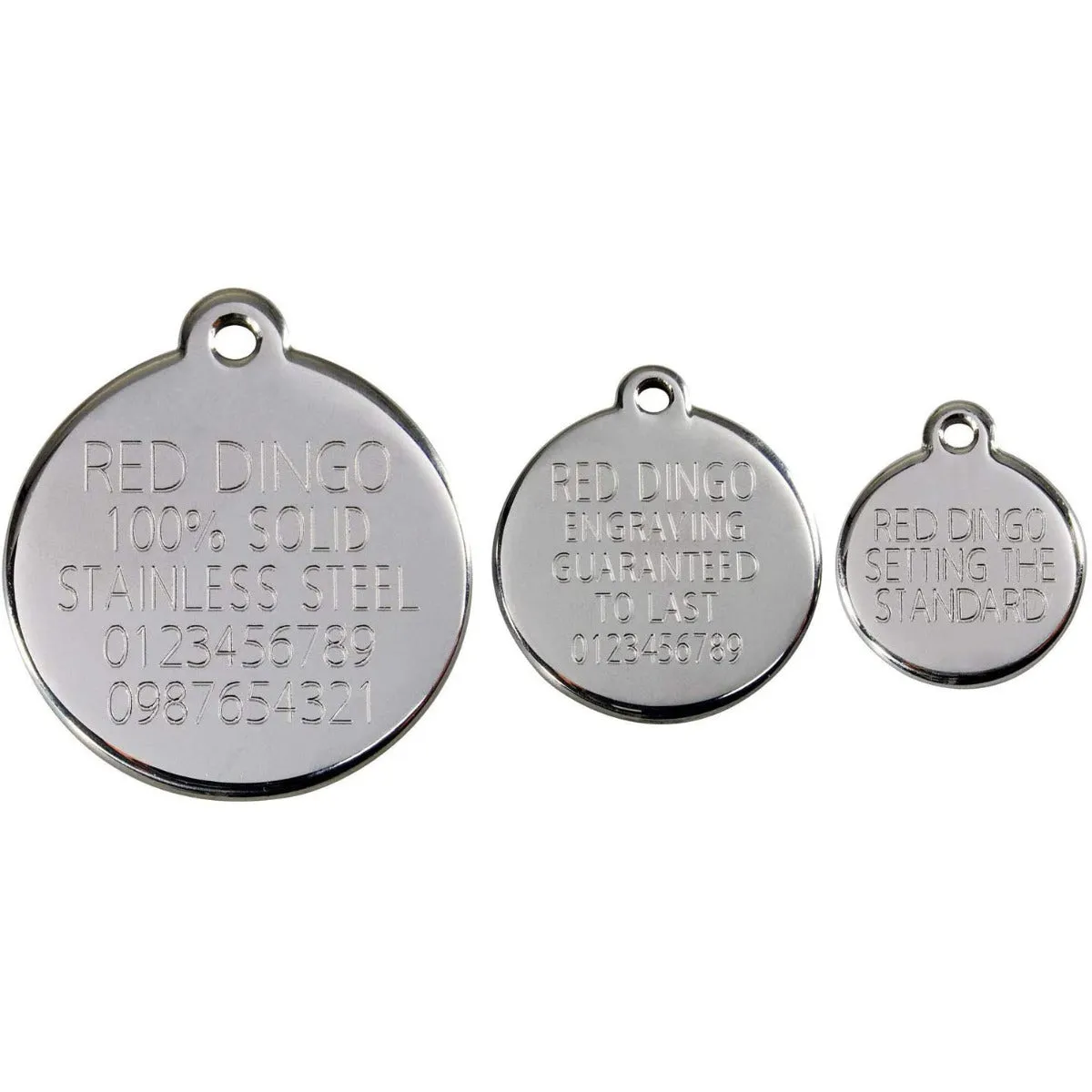 Red Dingo Fire Hydrant Pet ID Dog Tags