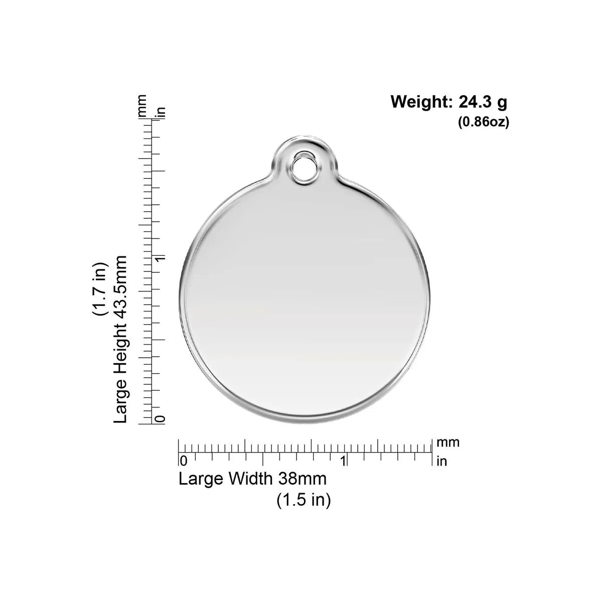 Red Dingo Medical ID Dog Tag