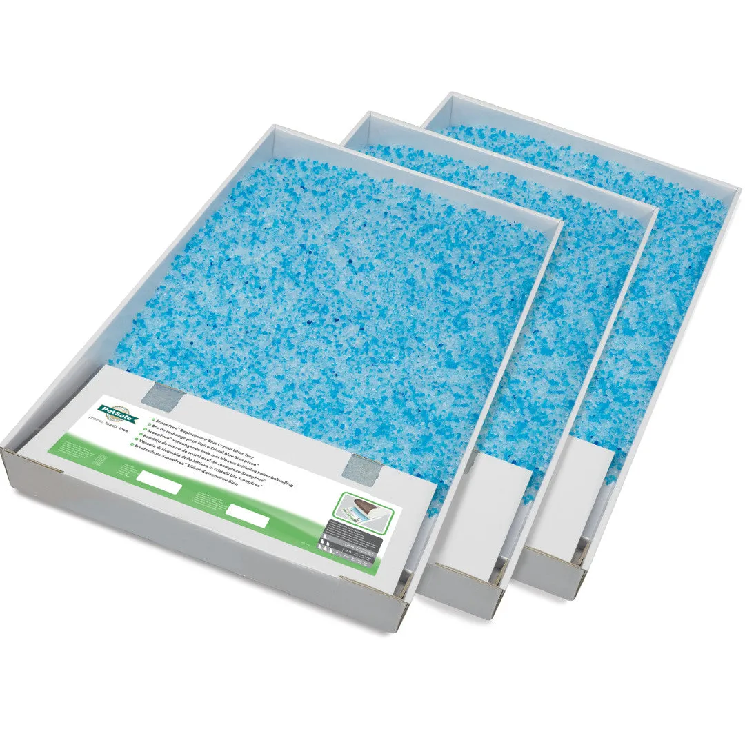 ScoopFree® Replacement Blue Crystal Litter Tray (3-Pack)