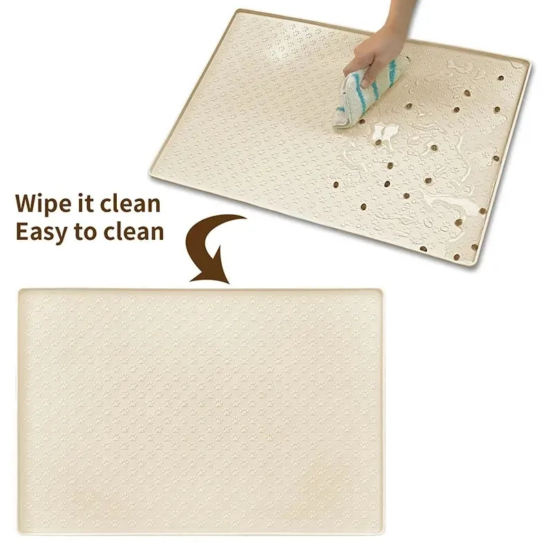 Silicone Waterproof Pet Placemat for Dogs and Cats