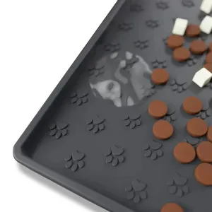 Silicone Waterproof Pet Placemat for Dogs and Cats
