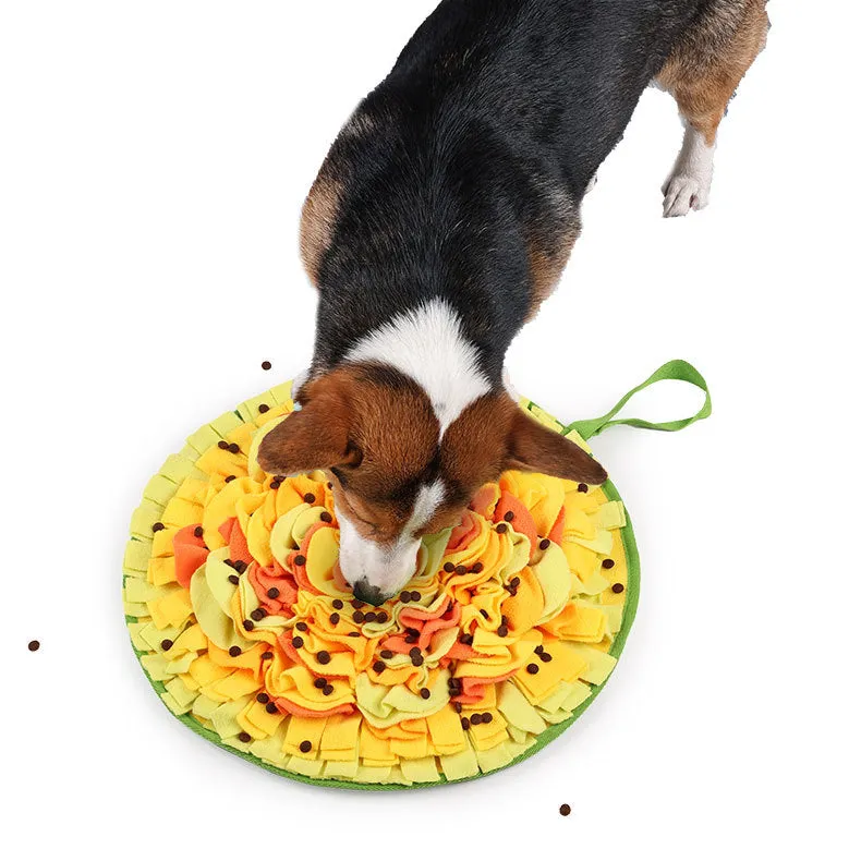 Snuffy - Yellow Round Snuffle Mat