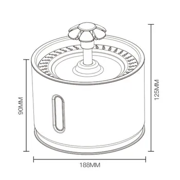 USB Powered Cat Water Fountain