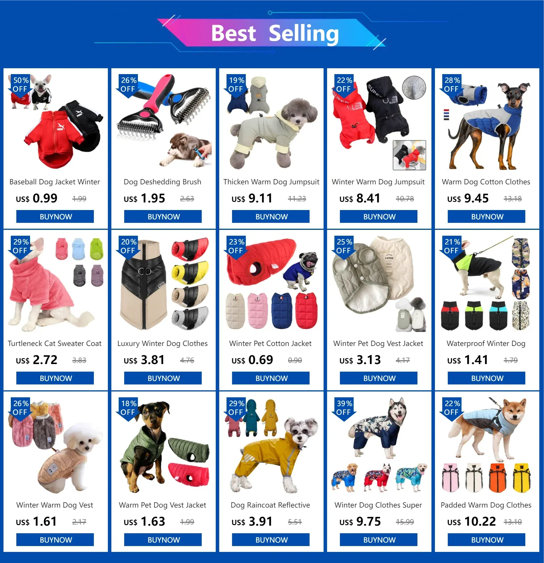 Warm Fleece Vest for Small Dogs and Cats with D-Ring Attachment